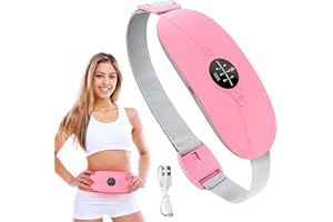 HZD Heating Pad for Period Cramps, 3 Heat Levels and 3 Massage Modes, Portable Heating Pad for Menstrual Cramps Relief, Electric Heat Belt, Christmas Gifts for Women and Girl Stocking Stuffers