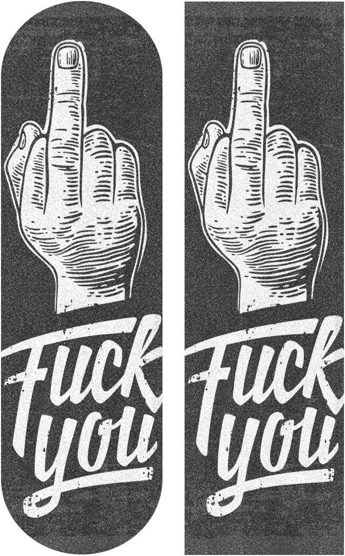 middle finger skateboard deck