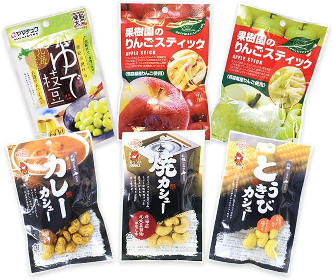 Amazon おつまみ バラエティー ミックスナッツ お菓子 酒のつまみ 食べ比べ セット 計6品 北国からの贈り物 北国からの贈り物 ナッツ 通販