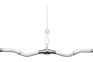 REP Fitness LAT Pulldown and Low Row Cable Machine Attachments and Functional Trainer Attachments – Curl Bar, D-Handle, Ankle Cuff, Tricep Rope, Sports Handle, Straight Bar, Row, Chinning Triangle