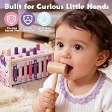 Lehoo Castle Montessori Toys for 1 Year Old Toddler Safe Wood Gift Set view 2