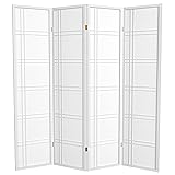 ORIENTAL Furniture 6 ft. Tall Double Cross Shoji
