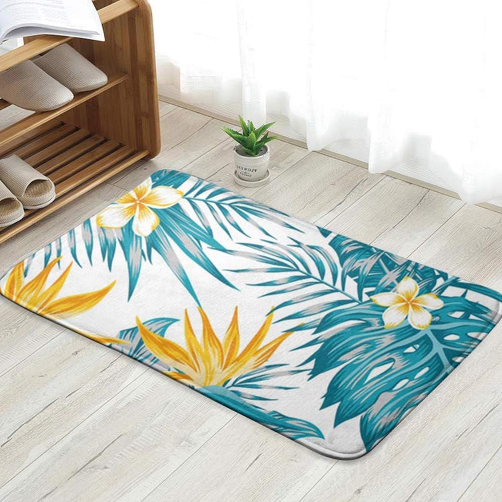ERTERT carpet Trendy Exotic Composition Flowers Bird Paradise Abstract
