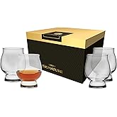 Libbey Signature Kentucky Bourbon Trail Whiskey Glasses Set of 4, Dishwasher Safe, Restaurant Quality Bourbon Tasting Glasses