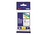 Brother TZe-111 Labelling Tape Cassette, Black on