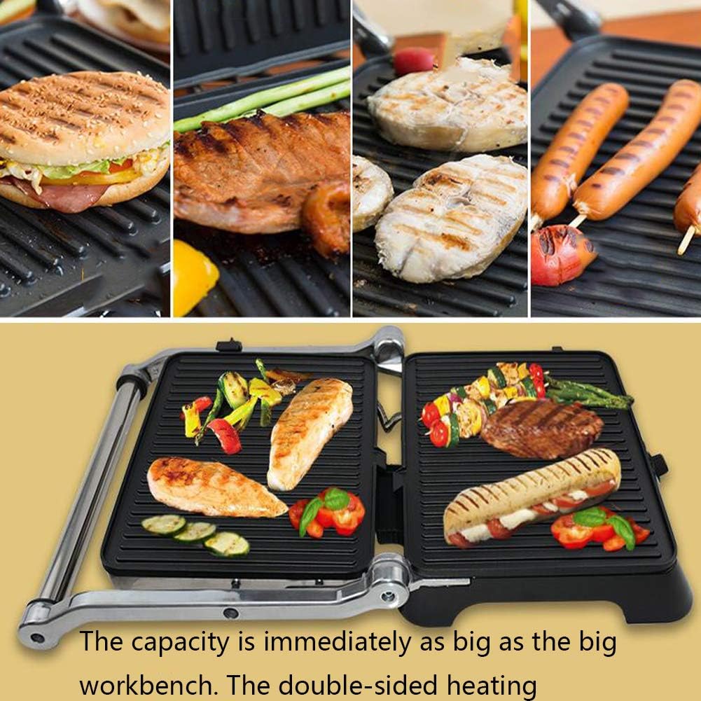 Review RSTJSjef NonStick Board Electric Grill,Versatile Grill,Deep