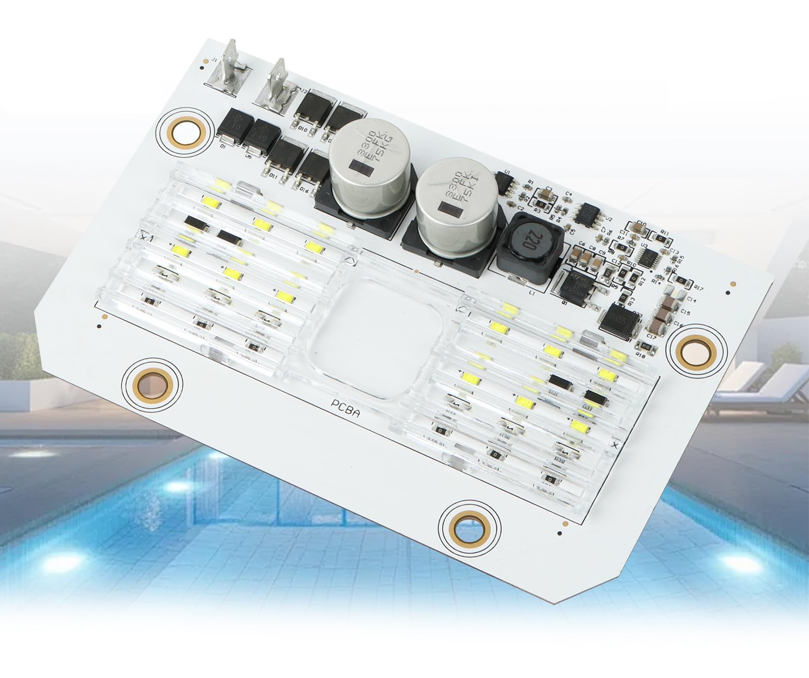 Photo 1 of ASSZOZB 619917Z 500W LED Light Engine Circuit Board PCBA, Compatible with INTELLIBRITE 5G White LED 55W Pool Lights (2011-Current), Fits 601300 601301 601302 601303 601304 601305 601306 601307 601308