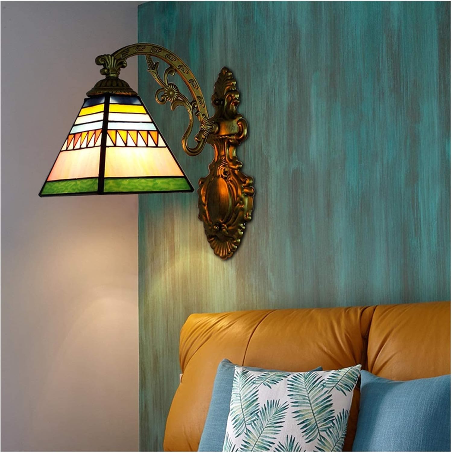 Wall Lamp Led Colorful Beside Bedroom Vintage Indoor Wall Lamp With