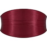 SUOSDEY Wide Satin Belts for Women Dresses Elastic Stretchy Waist Belt for Ladies, 3 inch Wide
