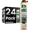 Sprayman Spray Foam Insulation (480 Sq.Ft.) - Closed Cell Polyurethane Expanding Foam Sealant, Thermal & Acoustic Protection for Wall and Attic - Gun & Cleaner NOT Included, 27.1 oz, 24 Pack