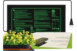 Seedling Heat Mat - KOKOPRO Durable Waterproof Heat mat for Plants Warm Hydroponic Heating Pad for Indoor Home Gardening Seed Starter 10" x 20.75"