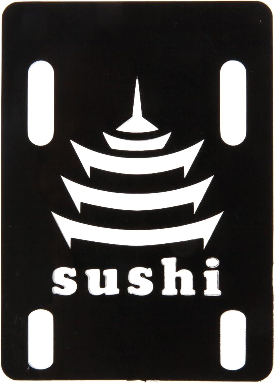 Sushi Pagoda Deck Accessories, Unisex Adult, Black, 1/8"