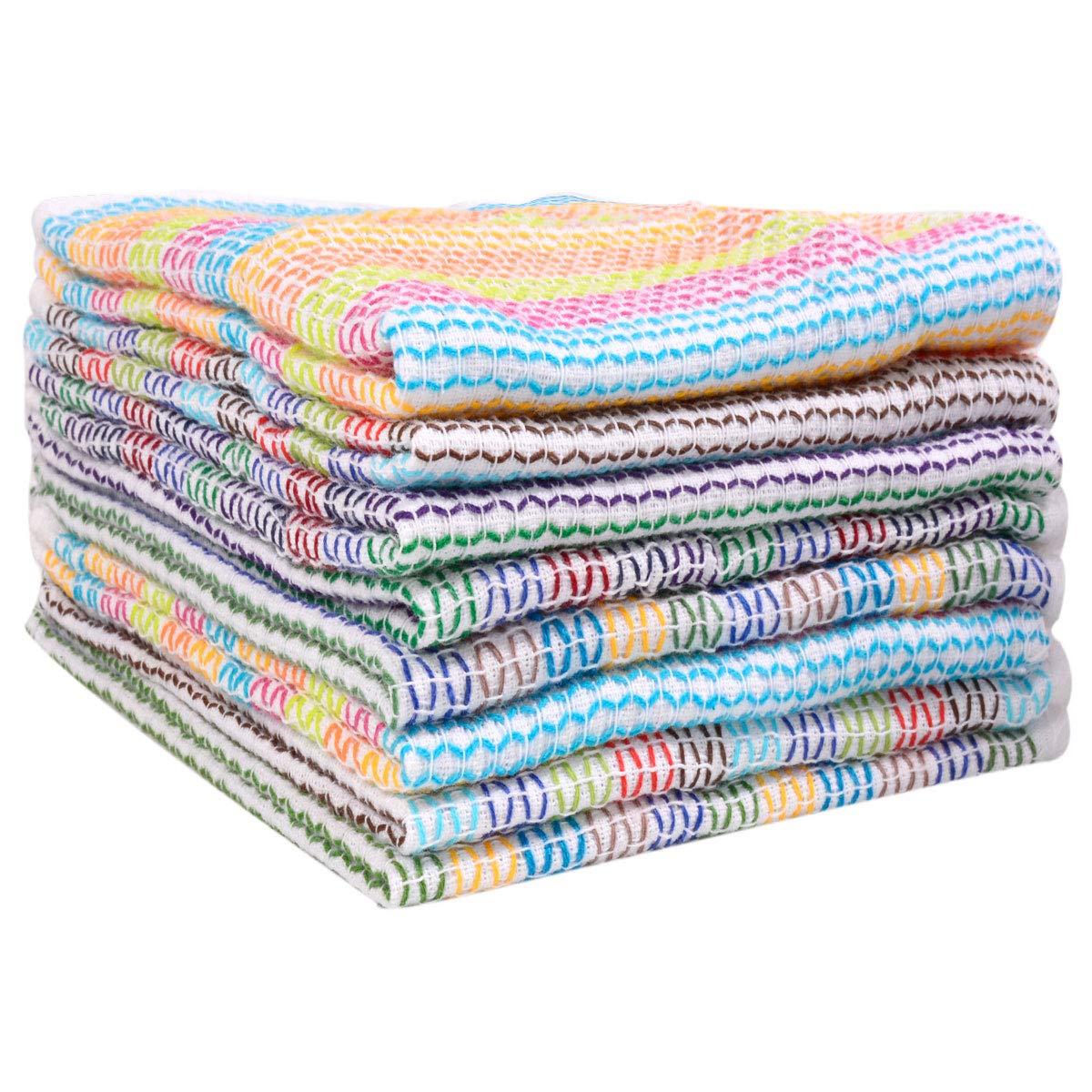 Full Circle Tidy 100 Organic Cotton Dish Cloths, Set of 3, Multi Amazon