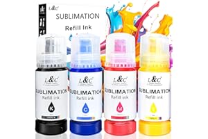 Sublimation Ink for Epson Ecotank 2840 ET-2400 ET-2800 ET-2803 ET-2720 ET-2760 ET-2750 ET2850 ET-15000 EcoTank Printer