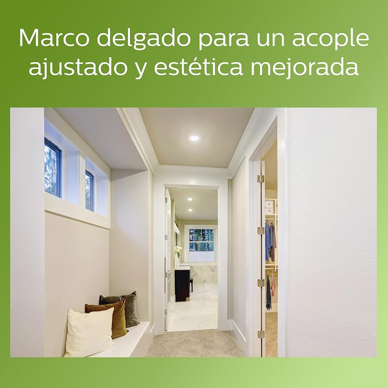 Plafón LED Integrado de Techo Meson, 7W, 1150 Lúmens, Luz Blanca Cálida 3000k, 17 cm Diámetro
