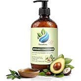 TerreVera Avocado Hair Conditioner With Coconut, Jojoba &amp; Argan Infusion, Deep Moisturising &amp; Restorative Formula For All Hair Types, Color-Treated Hair Compatible, For Men and Women 16.9 Fl Oz