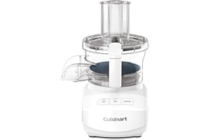 Cuisinart 9-Cup Continuous Feed Food Processor with Fine and Medium Reversible Shredding and Slicing Disc, Universal Blade, C