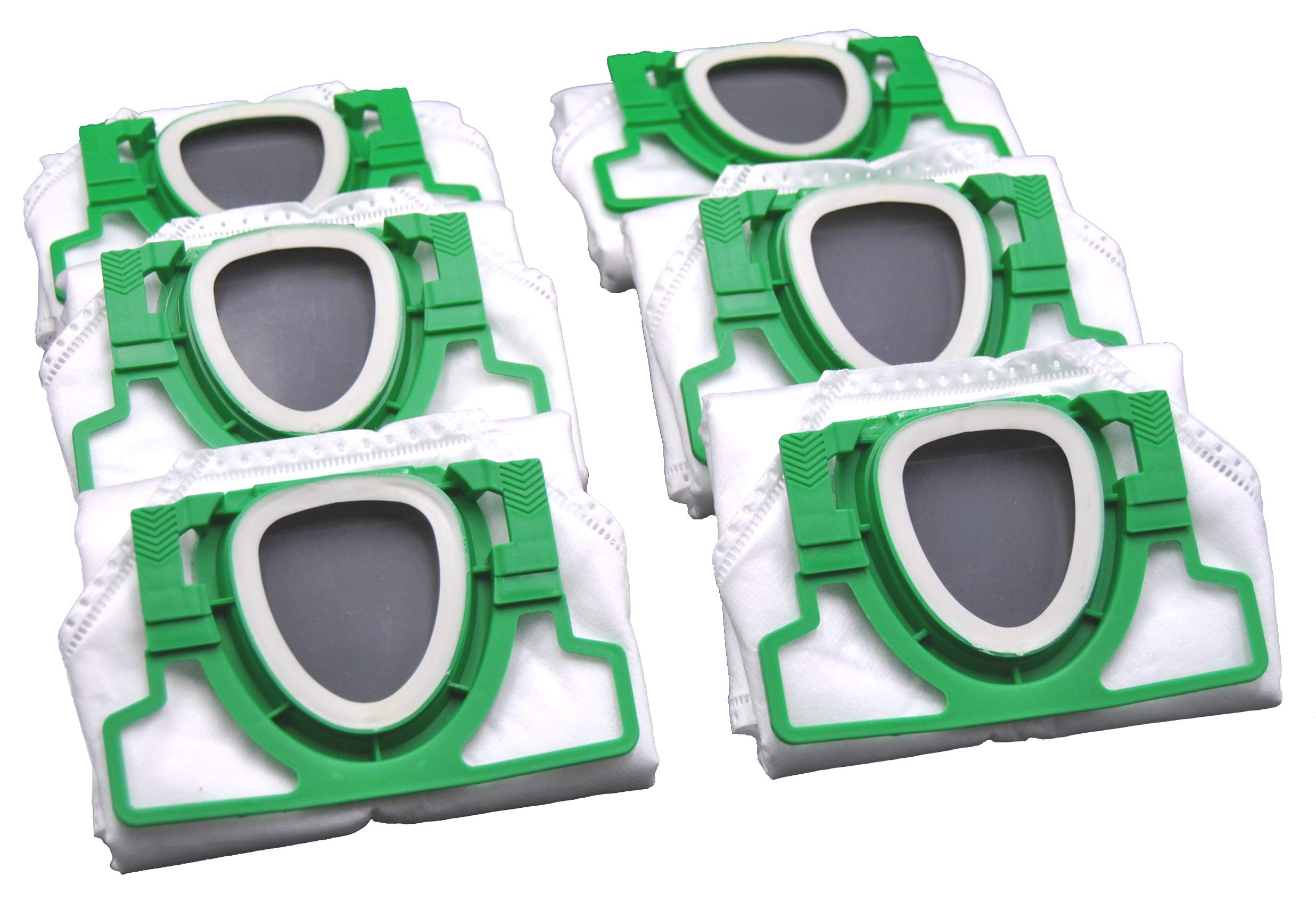 12 x Microfleece Vacuum Cleaner Bags for Vorwerk Kobold 200, Pre-Folded in a Cardboard Box