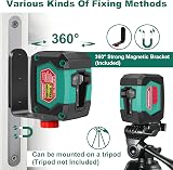 HYCHIKA Laser Level Self Leveling Dual Module 2 Lines Magnetic Base view 6