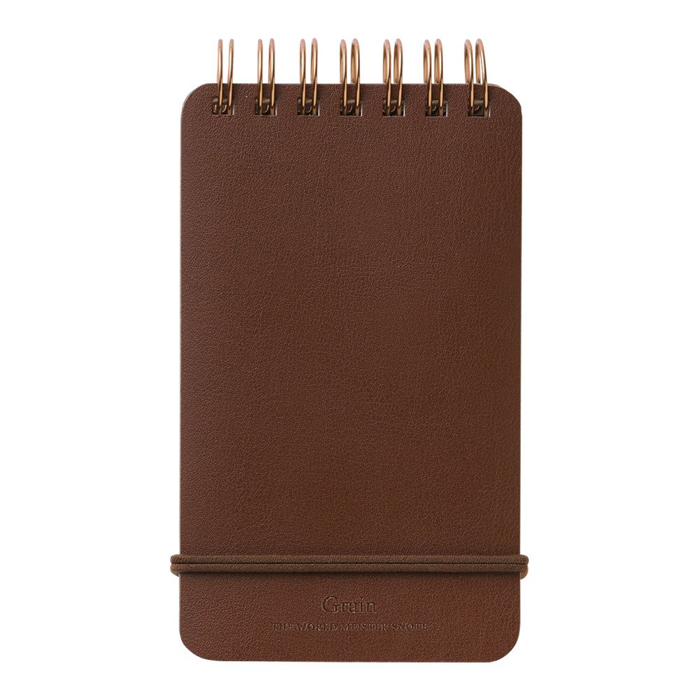 Midori 11799006 – Recycled Leather Notebook, Brown