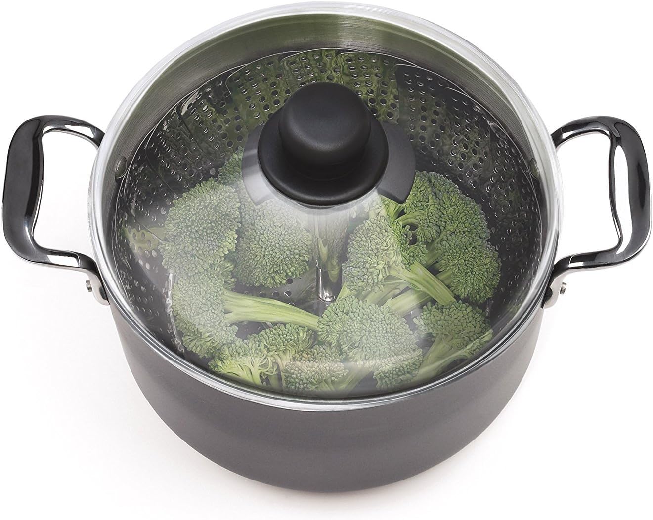 OXO Stainless Steel Good Grips Steamer with Extendable Handle, 7": Vegetable Steamer: Home & Kitchen