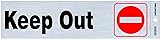 Hillman 848595 Keep Out Self-Adhesive