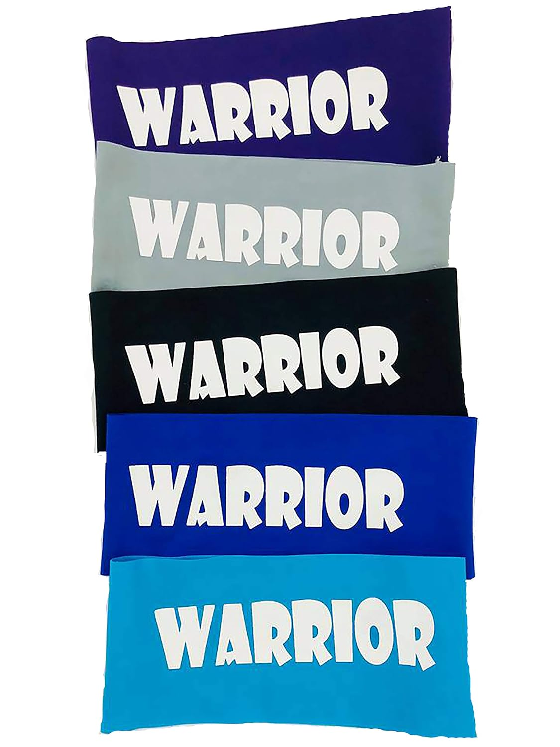 5 Pack of Ninja Headbands, Warrior Headband for Kids, Adult