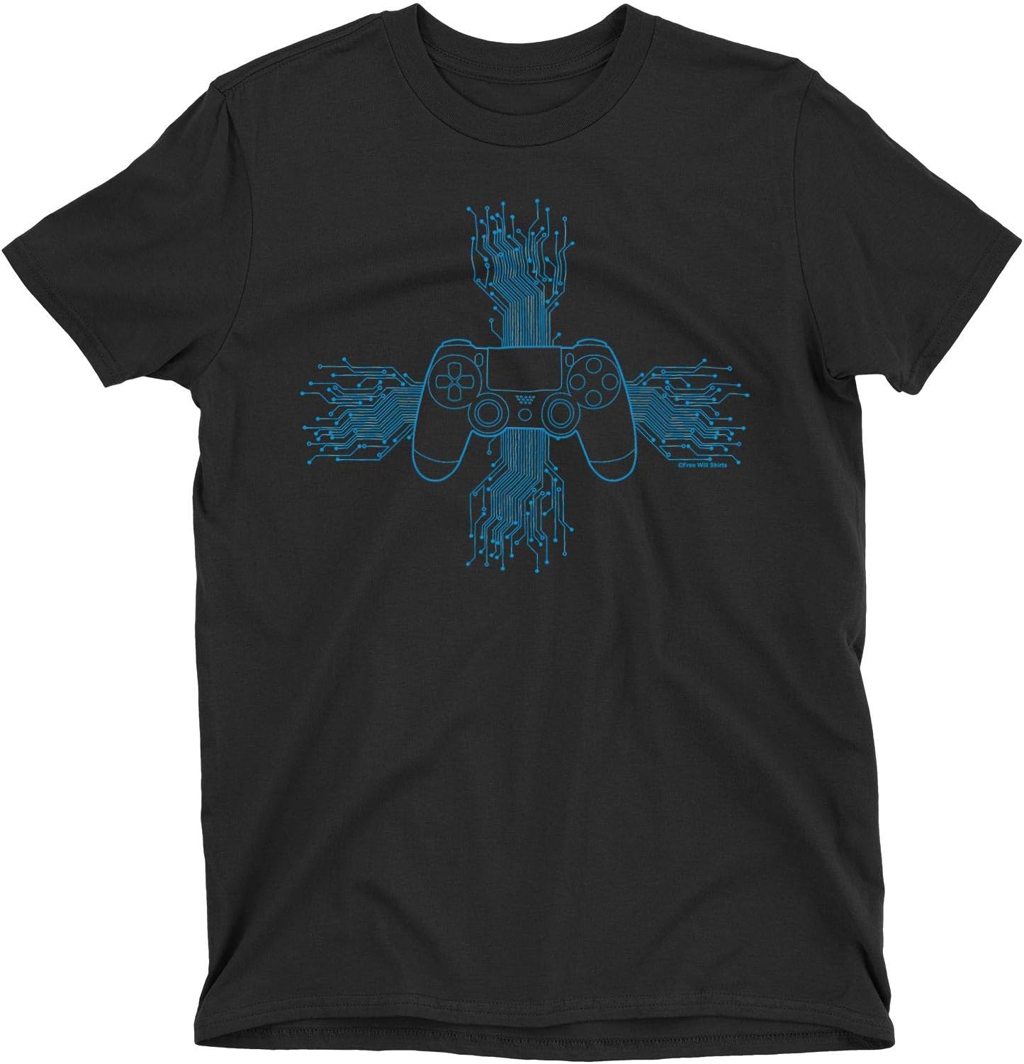 PS4 Controller Kids Playstation 4 T-Shirt Retro Gaming Top