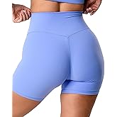Kamo Fitness Featherlite Enhance 6" Women's Biker Shorts - No Front Seam, Soft, Butt-Lifting, High Waisted