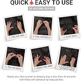 DJR PRO-FIX Ripstop Repair Patch Kit Dark Blue – Pre-Cut Self-Adhesive Patches view 4