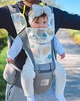 bebear Bebamour Baby Carrier Newborn to Toddler Grey 0-36 Months view 3