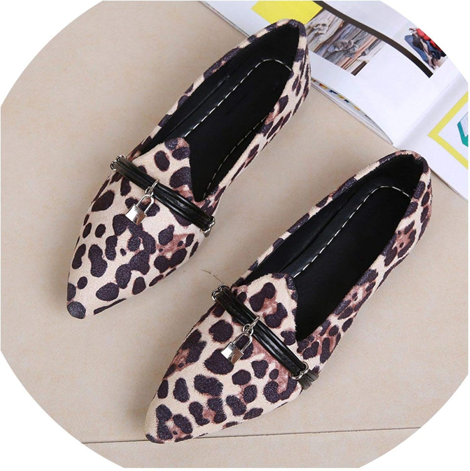 leopard flats comfortable
