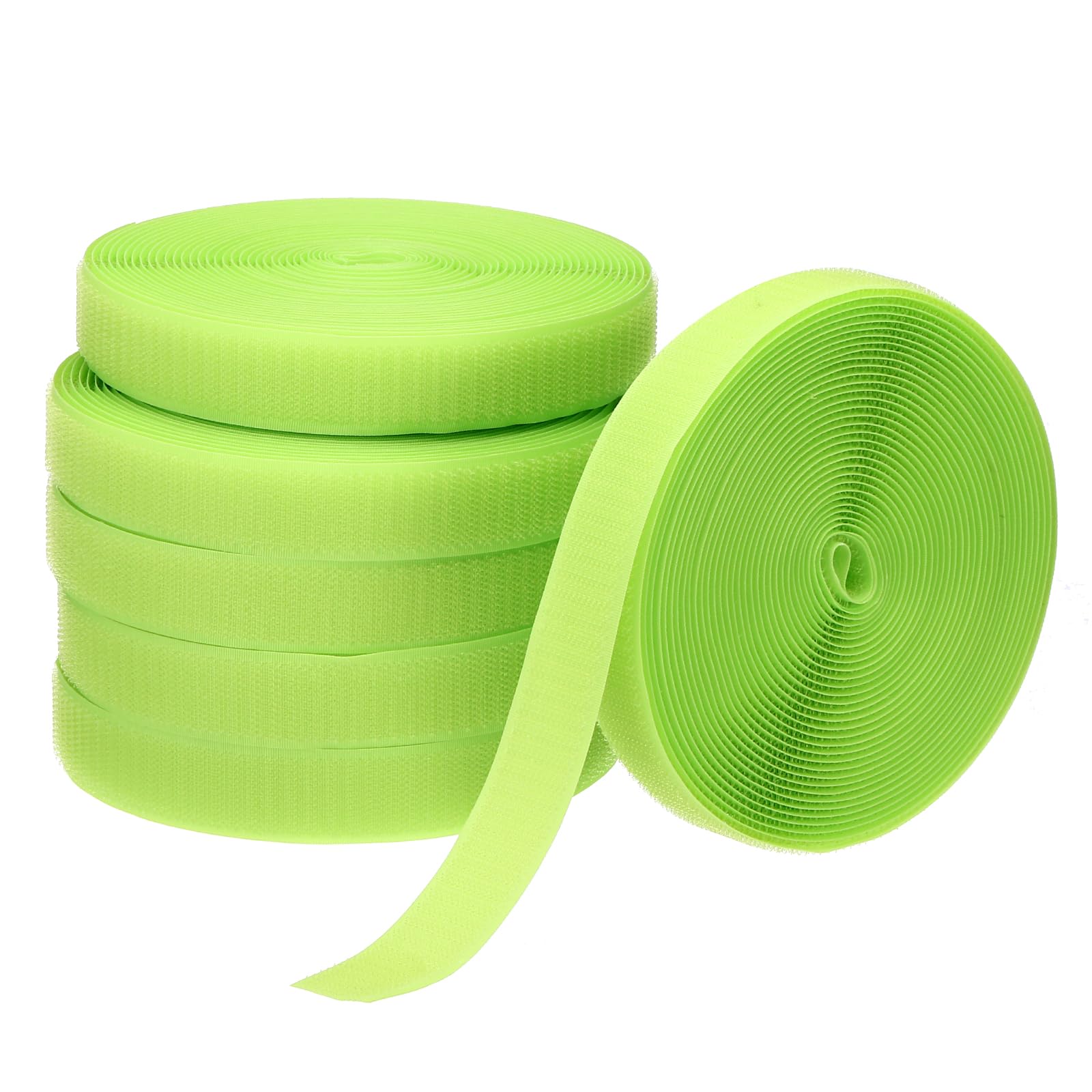 PATIKIL 6 Rolls 157Ft Carpet Marker Strips, Nylon Floor Tape for Areas and Flow Line Up for Classroom, Social Distance, Office, Light Green