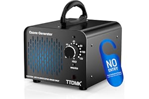 Ozone Generator 58,000mg/h, Commercial Ozone Machine Odor Removal, High Capacity Ozone Machine, Home Ozone Generator for Car, Home, Smoke, Pet, etc (Black) - by TTDMK