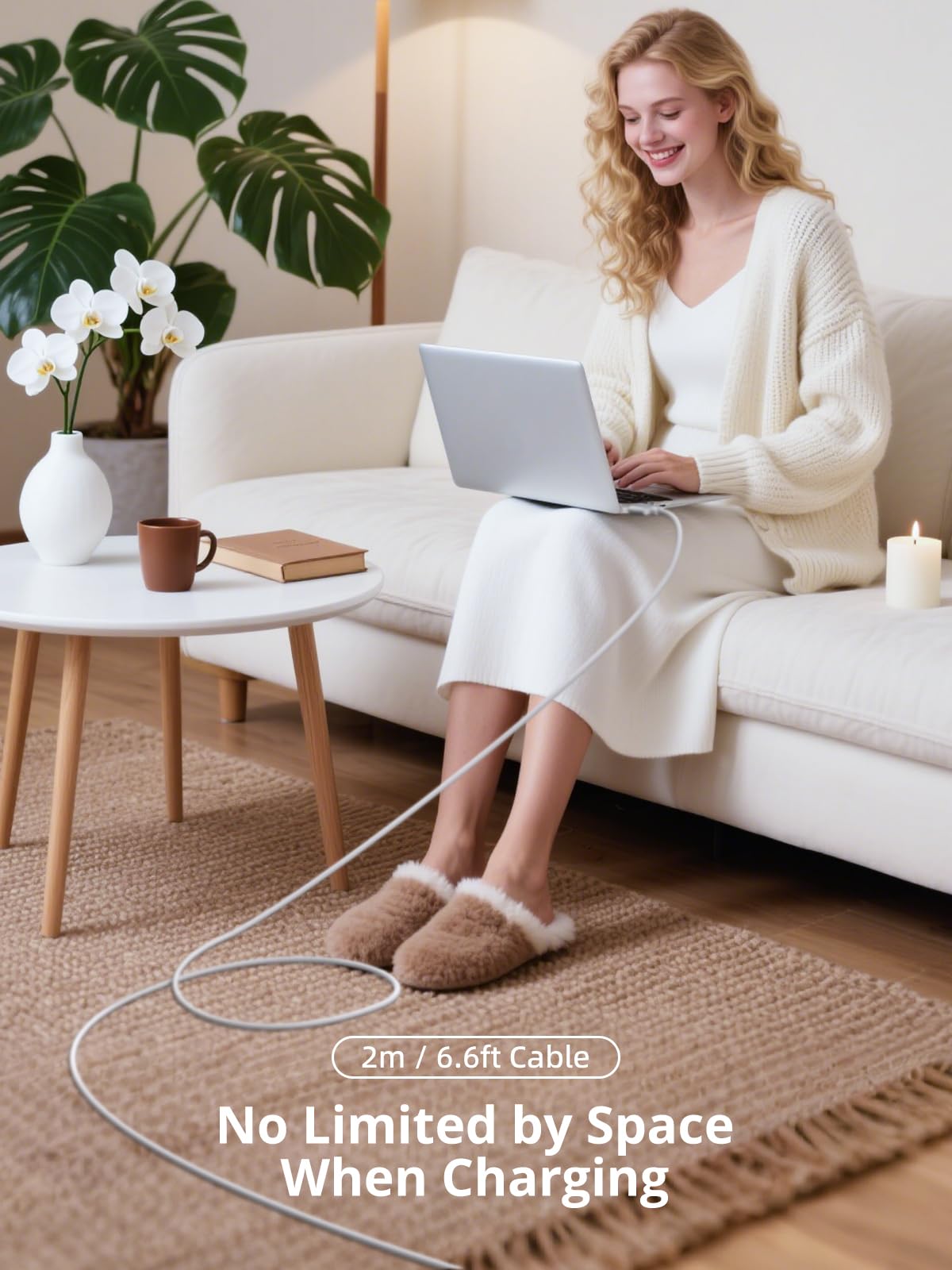 140W USB-C to Magnetic 3 Cable, Compatible with MacBook Pro 2021 M1 Pro & Max Chip 14