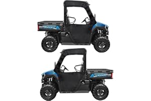 QYMOTO Uforce 600 Doors with Zipper Window,All Weather Protection Upgraded Zipper Soft Cab Enclosures Compatible with CFMOTO Uforce 600