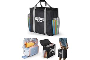 Tiga Carrying Bag for Ninja Slushie Max FS605 Series, Top-Opening Travel Cover for Ninja Slushi Machine, 600D Oxford with 210D Lining, Hand Carry Tote Storage Bag for FS605 Accessories