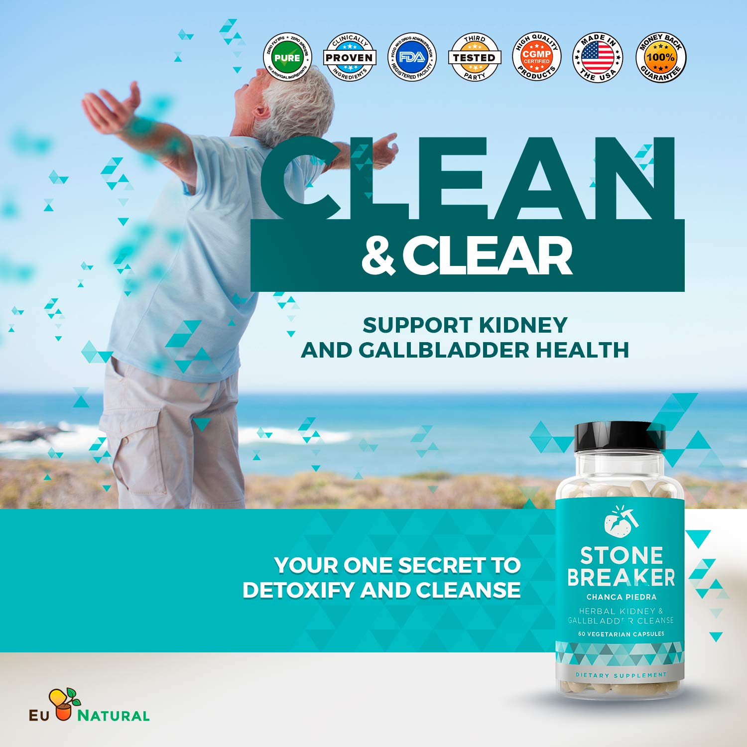 Stone Breaker Chanca Piedra Natural Kidney Cleanse & Gallbladder