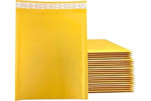 AVG Packaging Supplies Kraft Bubble Mailers – Bulk Padded Self-Seal #2 Envelopes (8.5" x 11") - Bubble Lined Shipping Envelopes - Industrial Standard Mailer Envelopes for Business (200ct)