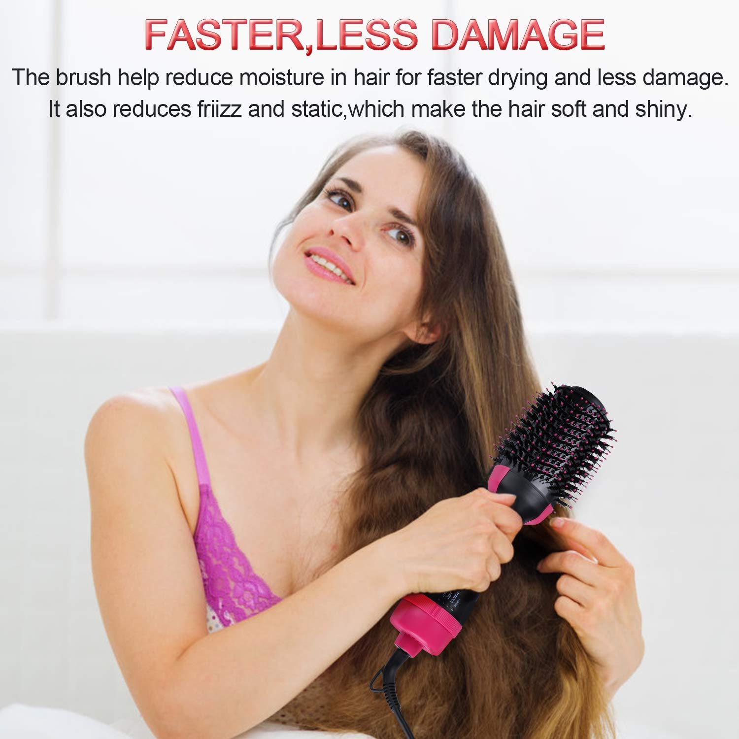 Amazon Com Hot Air Brush Onme One Step Hair Dryer Volumizer