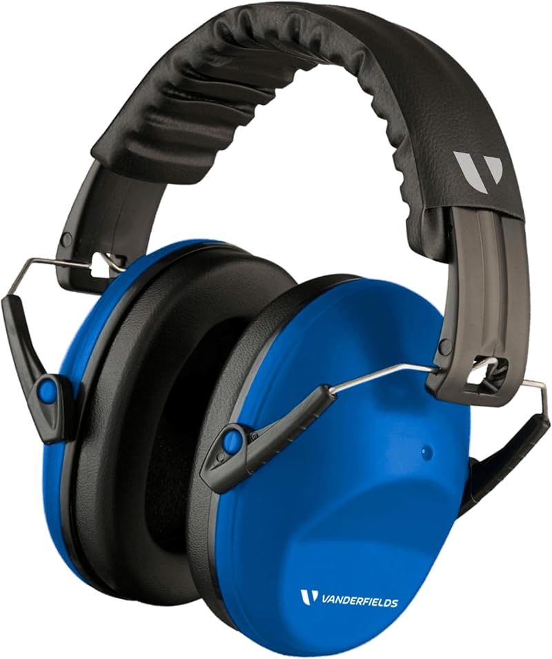 Vanderfields Premium Ear Defenders Hearing Protection 29 dB at 2K Hz Blue