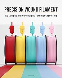 ELEGOO Matte PLA Filament 1.75mm Ruby Red 1KG, 3D
