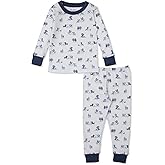 Kissy Kissy Baby Boys Infant Puppy Park Fun Print Long Pajamas Set