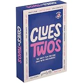 Clues in Twos | Fun Two-Word guessing Party Game for Adults &amp; Teens | Write 10 two-word clues in 90 seconds, Quick to learn, Game night fun, Stocking stuffer idea, Ages 12+, 2&ndash;8 players