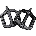 MEGHNA Bike Pedals Non-Slip Bicycle Aluminium Alloy Pedals 1/2" and 9/16" Pedal for Mountain Bike Kid Bike Freestyle BMX Bike, Beach Cruiser Bike