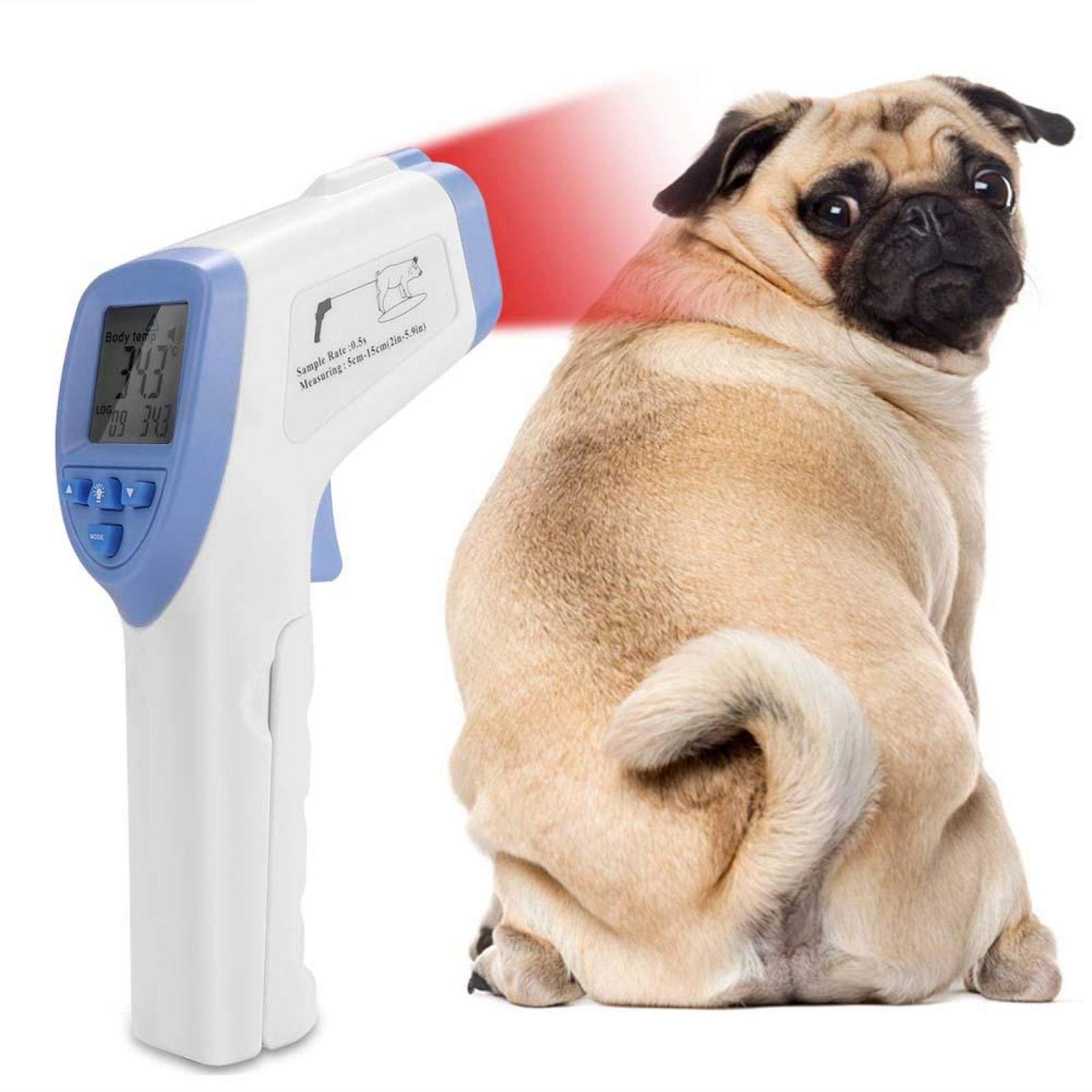 KUIDAMOS Pet Thermometer, Animal Temperature Measurement for Horse, Pig, Sheep, Dog, Equine and Other Animals, Accurate and Fast Reading, Essential Pet Supplies