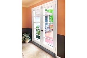 Home District Door Draft Stopper - Weighted Faux Suede Under Door Draft Blocker, Apartment Noise Blocker, Window Draft Dodger - 60" Long - Gray