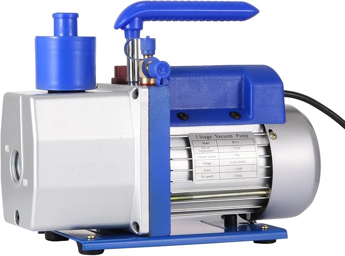 Mophorn Vacuum Pump HVAC 7 CFM 0.5HP Single Stage Vacuum