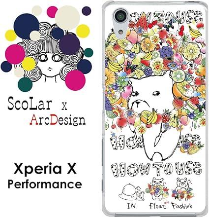 Amazon スカラー Scr スマホケース スマホカバー So 04h Sov33 502so ソニー Sony Xperia X Performance エクスペリア クマ キャラ フルーツがいっぱいで美味しそう かわいい デザイン ファッションブランド ケース カバー 通販