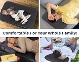 TREKOLOGY ALUFT Ultra Large Inflatable Camping Pillow 60x38cm Grey view 6